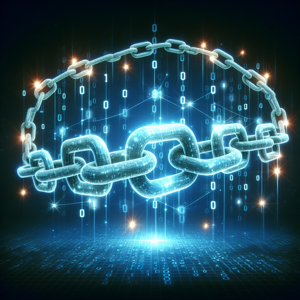 Illustration d'une chaîne de liens représentant des backlinks solides et de qualité dans un réseau numérique.