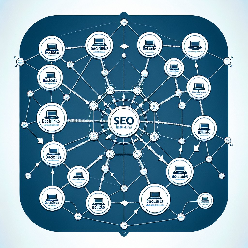 Image de couverture représentant un diagramme montrant l'influence des backlinks sur le SEO.