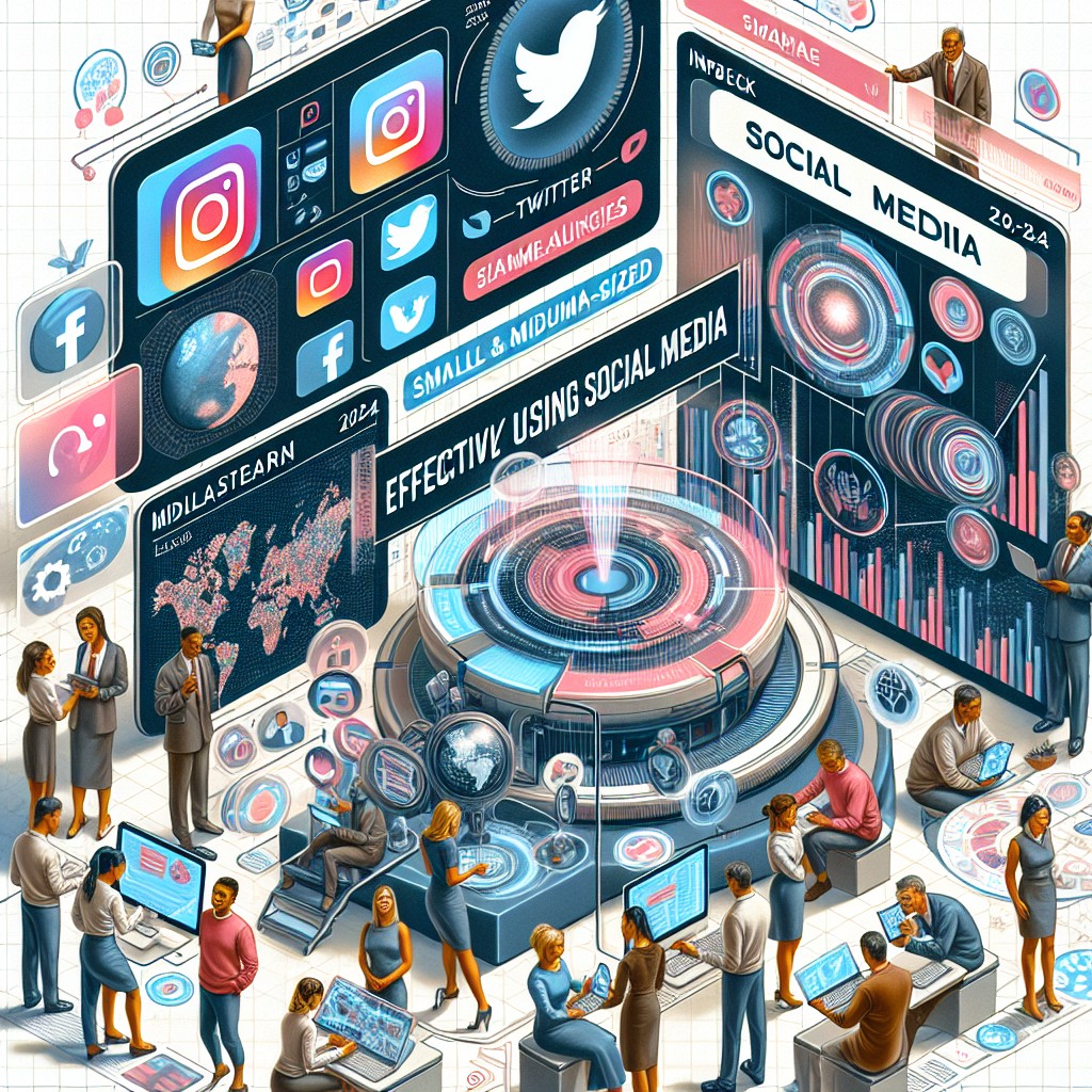 Image de couverture illustrant des PME utilisant efficacement les réseaux sociaux en 2024.