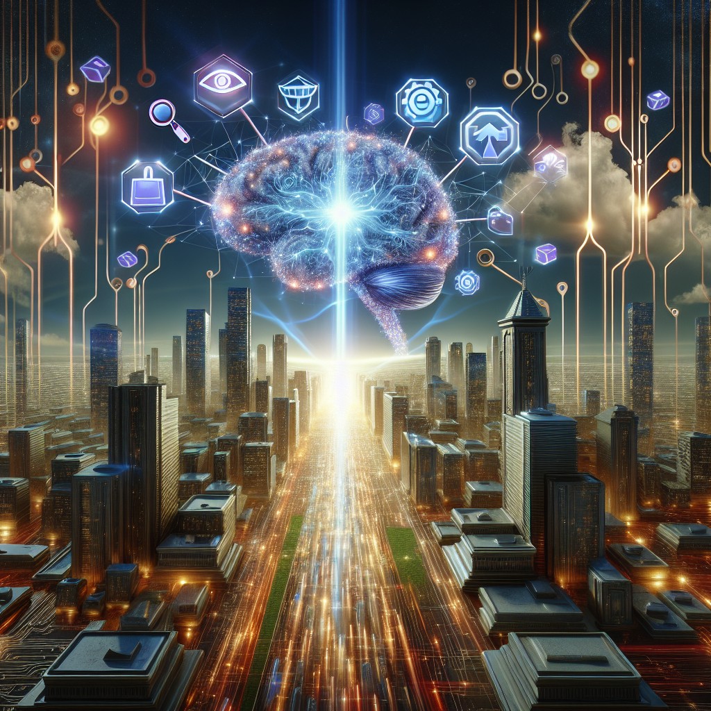 Image de couverture représentant la fusion de l'intelligence artificielle et du marketing digital.