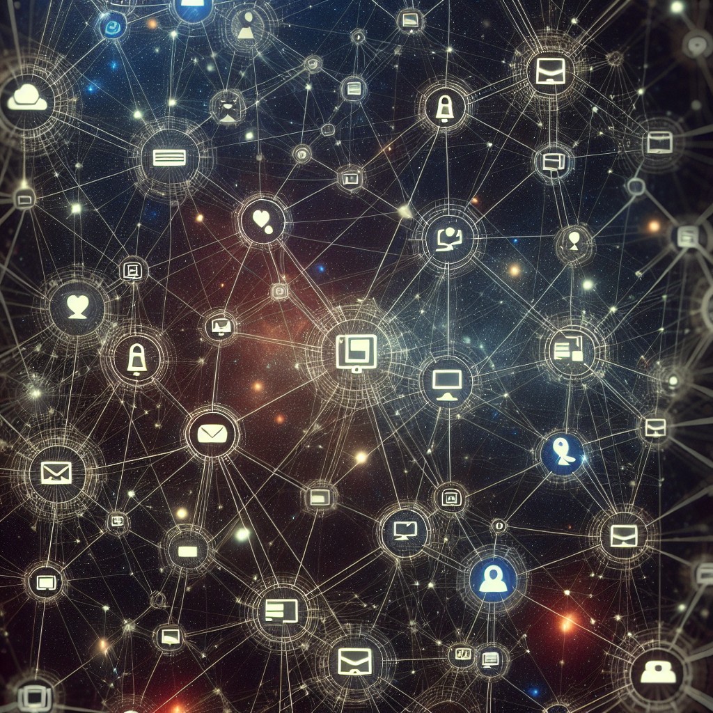 Image de couverture représentant un réseau de sites web interconnectés par des liens.