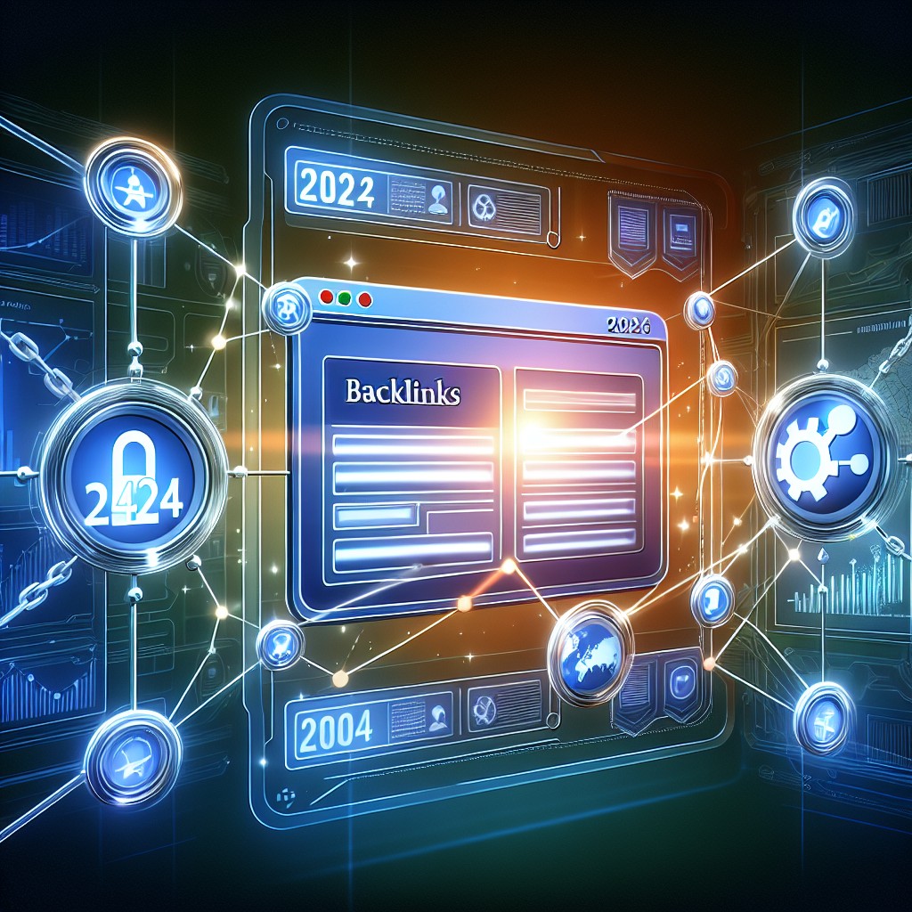 Illustration de la connexion numérique via des backlinks pour optimiser le SEO en 2024
