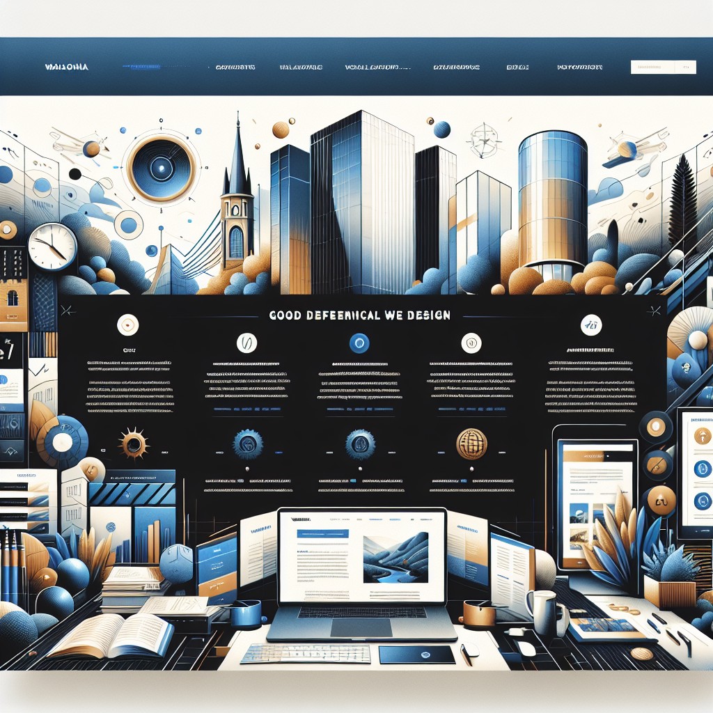 Un design de site web élégant et professionnel, illustrant l'importance d'un bon web design pour les entreprises en Wallonie.