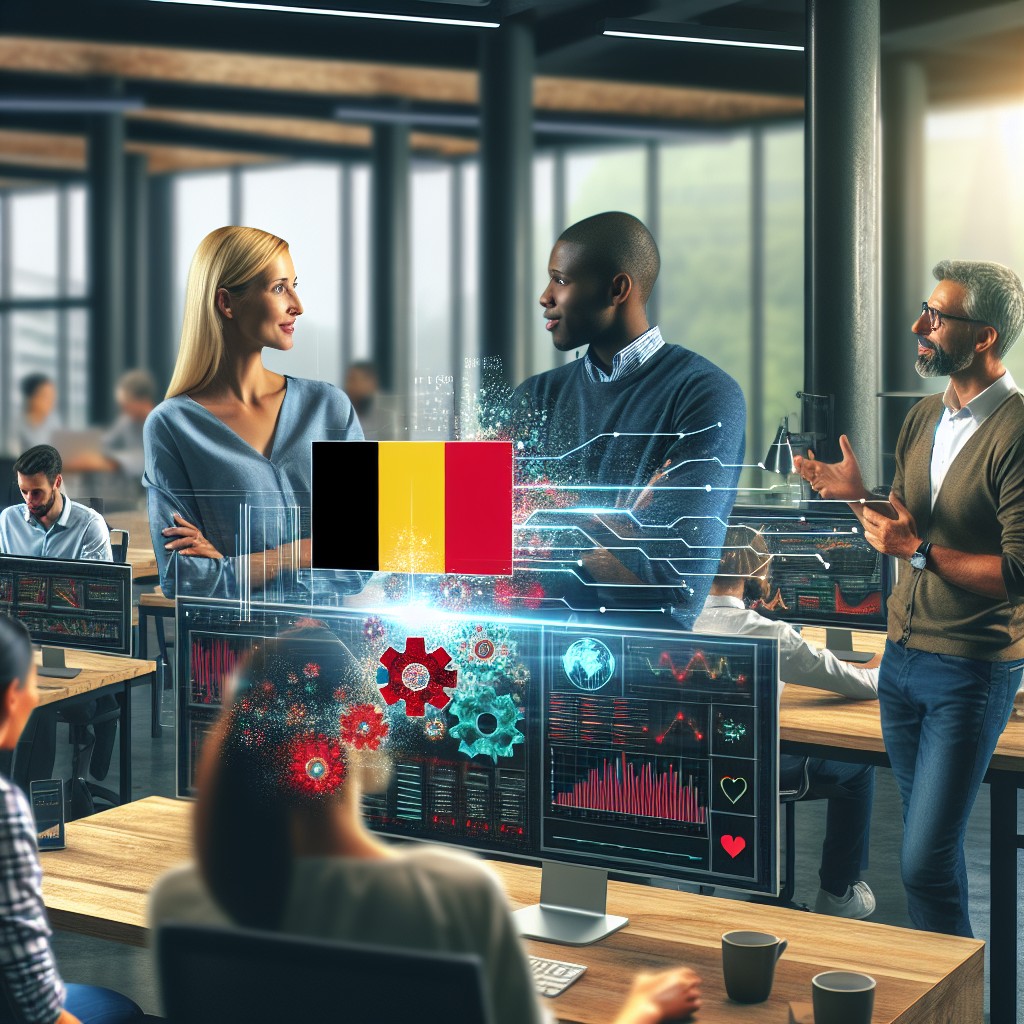 Image représentant une startup utilisant le machine learning pour innover en Wallonie.