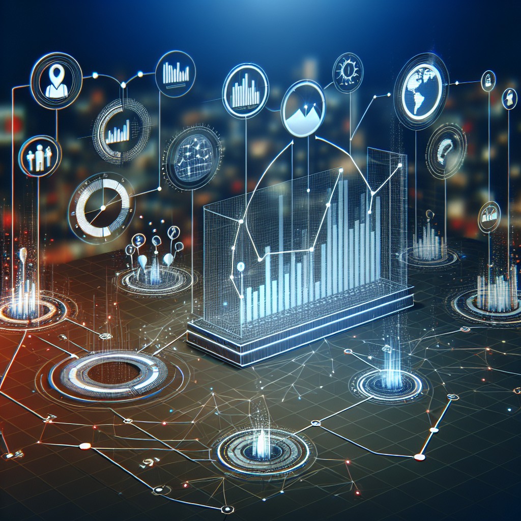 Un graphique vibrant montrant l'importance de la présence locale numérique d'une entreprise dans un environnement connecté.