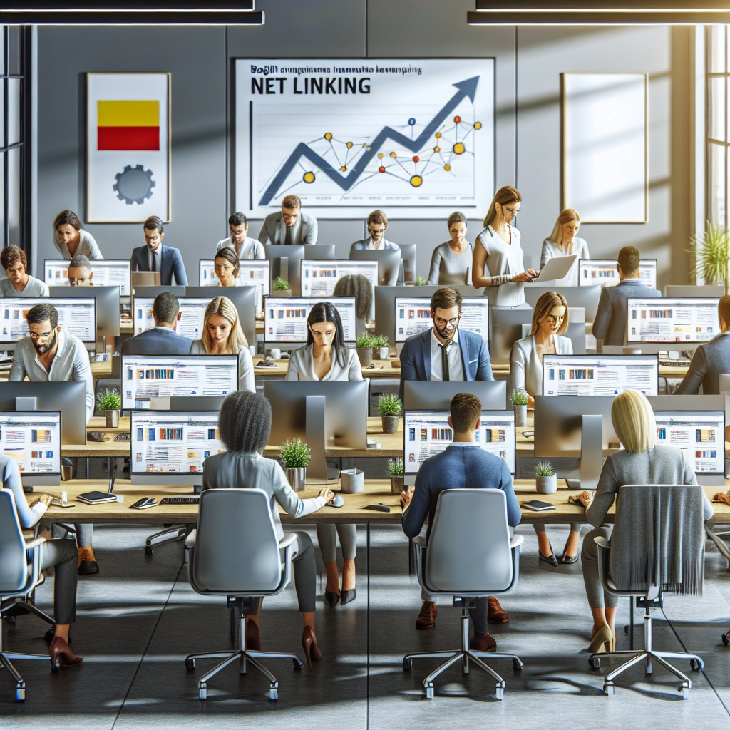 Une PME belge utilisant des stratégies de netlinking pour améliorer sa présence en ligne.