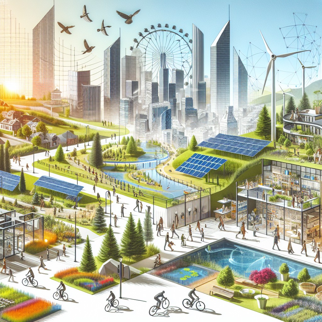 Couverture illustrant l'innovation technologique et le bien-être intégrés chez WalonMove, montrant un paysage équilibré et harmonieux.