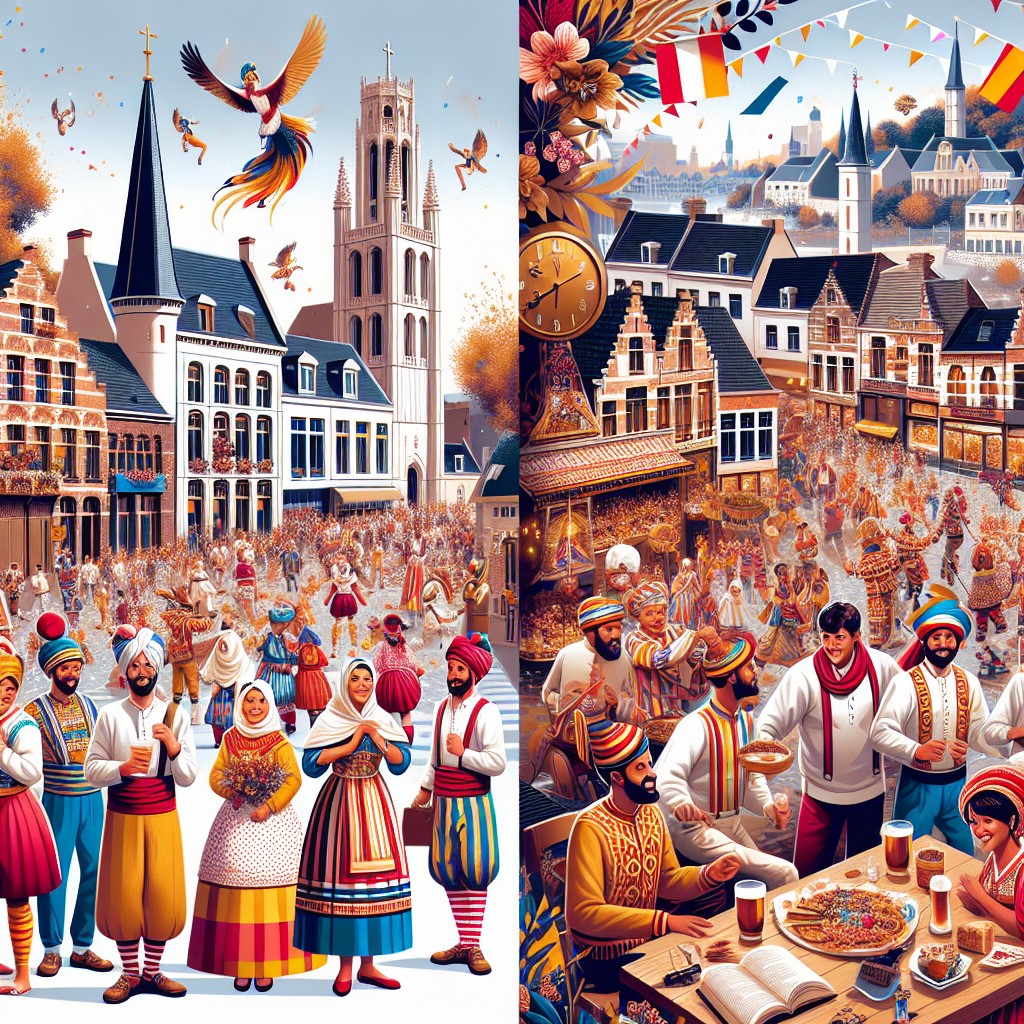 Image de couverture illustrant les festivités et la richesse culturelle des Fêtes de Wallonie à Charleroi