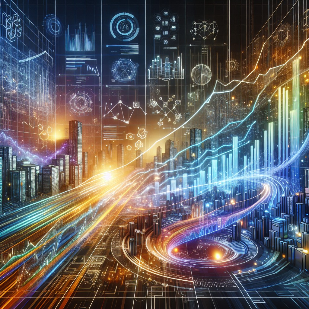 Illustration d'un paysage numérique vibrant représentant la croissance des startups en Wallonie grâce au marketing digital.