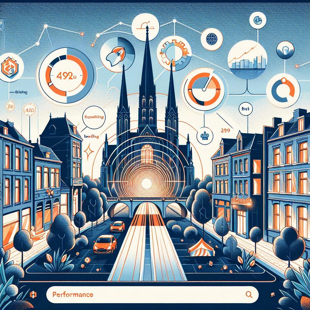Image d'un site web moderne et optimisé, symbolisant performance et engagement utilisateur en Wallonie.
